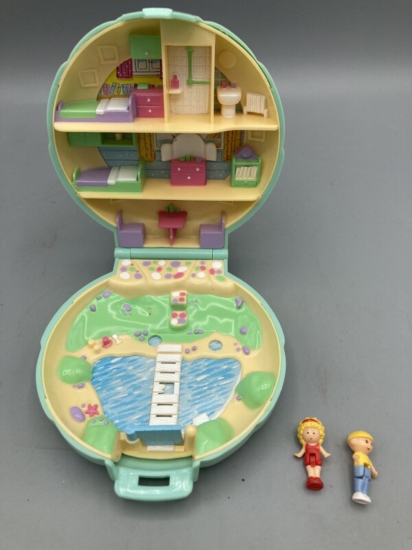 Polly Pocket Beach House 1989 Complete