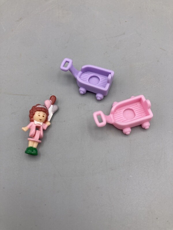 Polly Pocket Pink & Purple Wagon