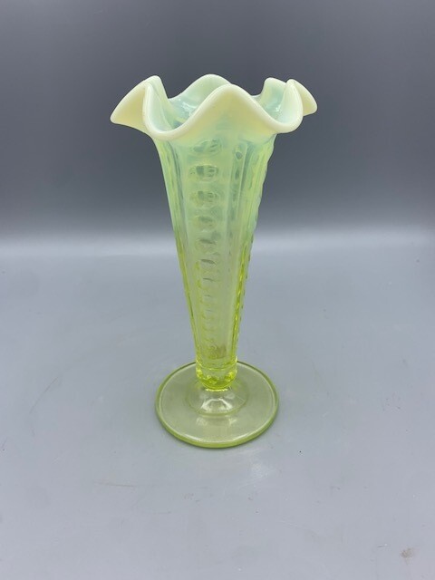 National Glass Concave Column Vase