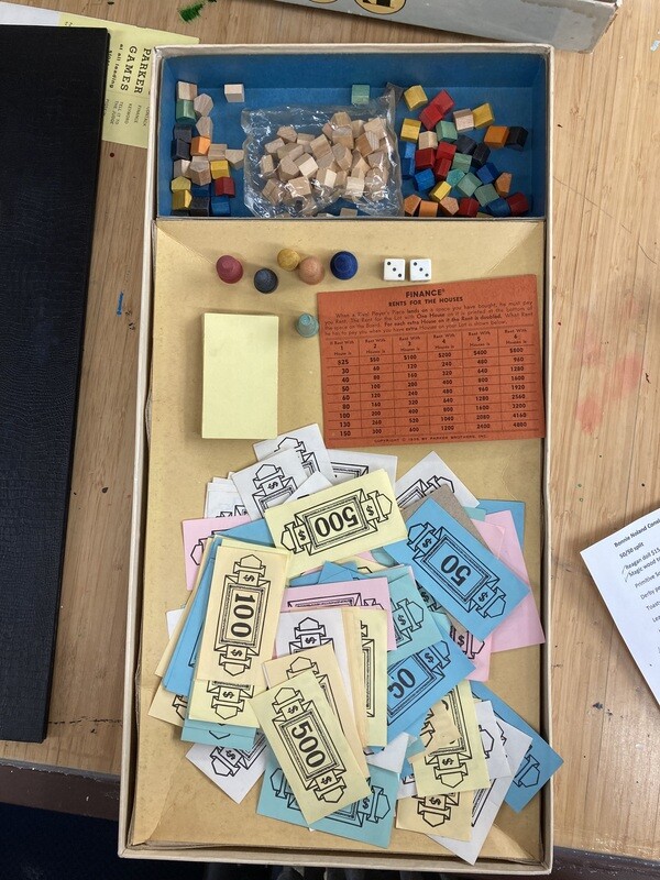 1958 Parker Brothers Finance Game