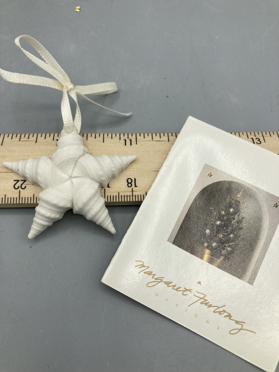 Margaret Furlong Star Ornament with box/paper