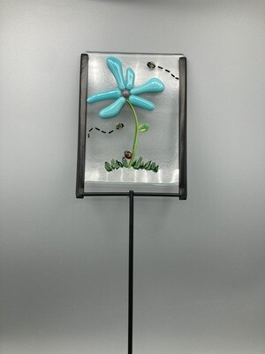 6/30/23 Fused Glass Garden Stake