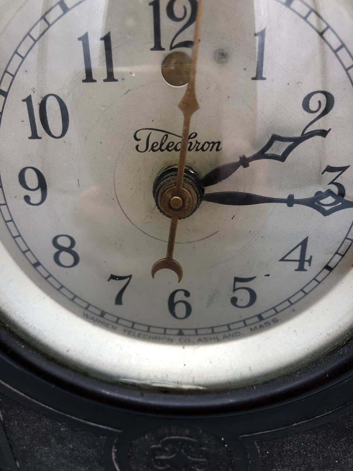 アンティーク　Warren Telechron社　 掛け時計　アメリカ製 U.S.A. antique Telechron wall clock アメリカアンティーク