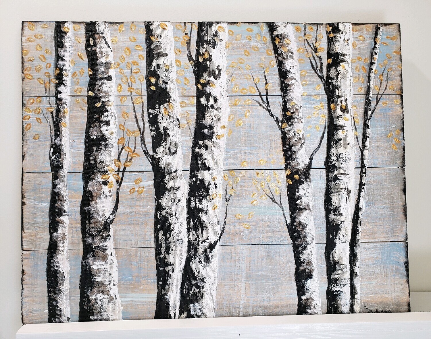 10/13/23 Painting with Carol Birch Trees