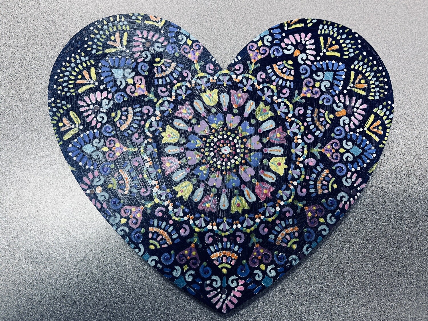 1/31/26 Stencil Me Crazy Heart Doorhanger or Album