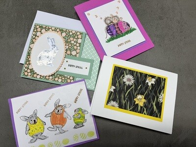 3/9/24 Easter Card Making with Ruth Koons and Kaylee