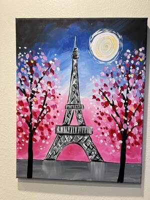 3/23/24 Spring in Paris Painting with Karen