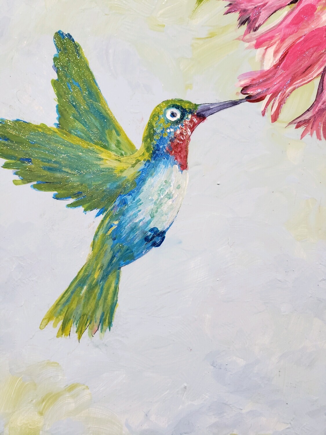 5/17/24 Painting with Carol Bird Series #3 Hummingbird