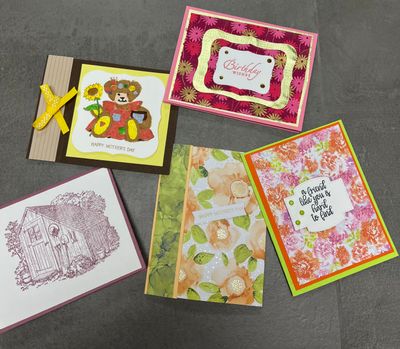 5/4/24 Spring & Mother's Day Card Making with Ruth Koons and Kaylee