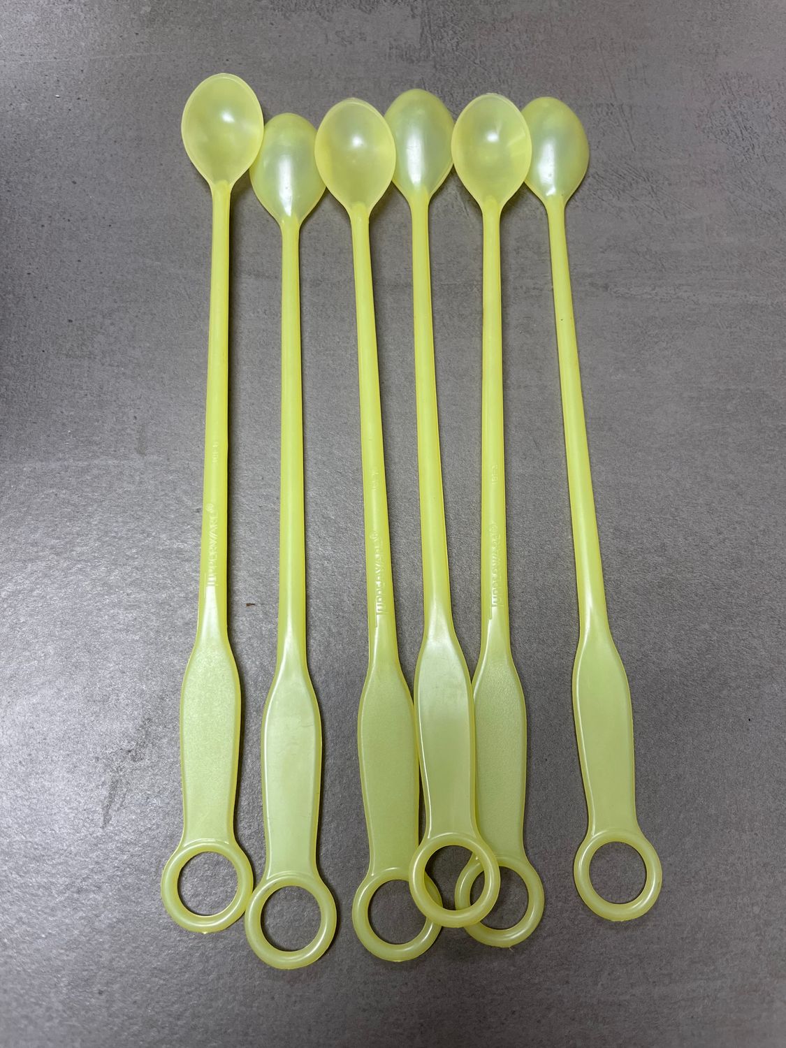 6 Tupperware Drink Stir Sticks