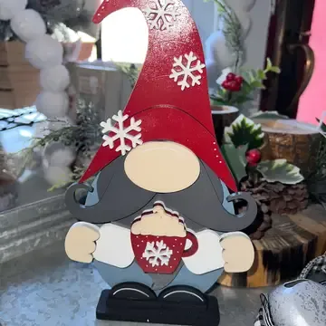 12/12/25 Gnome with Hot Cocoa Stander