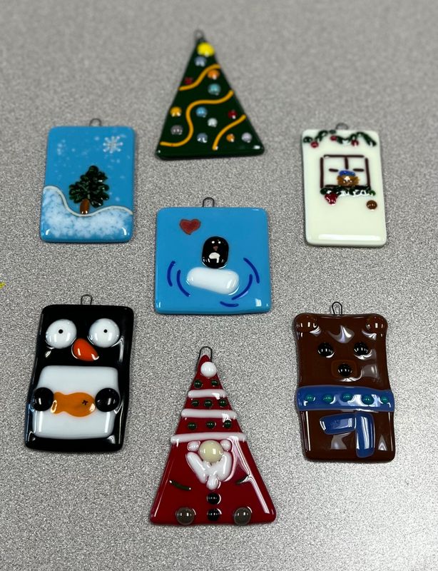 12/5/24 Fused Glass Ornament Fun!