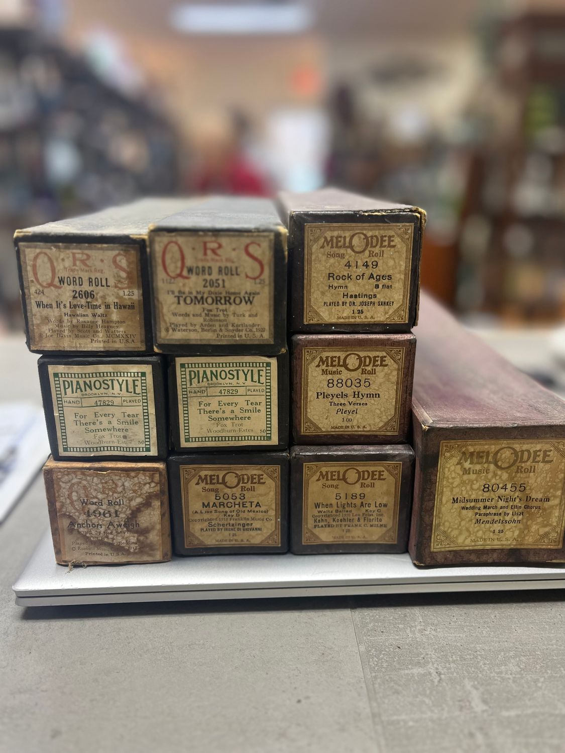 player piano rolls (10)