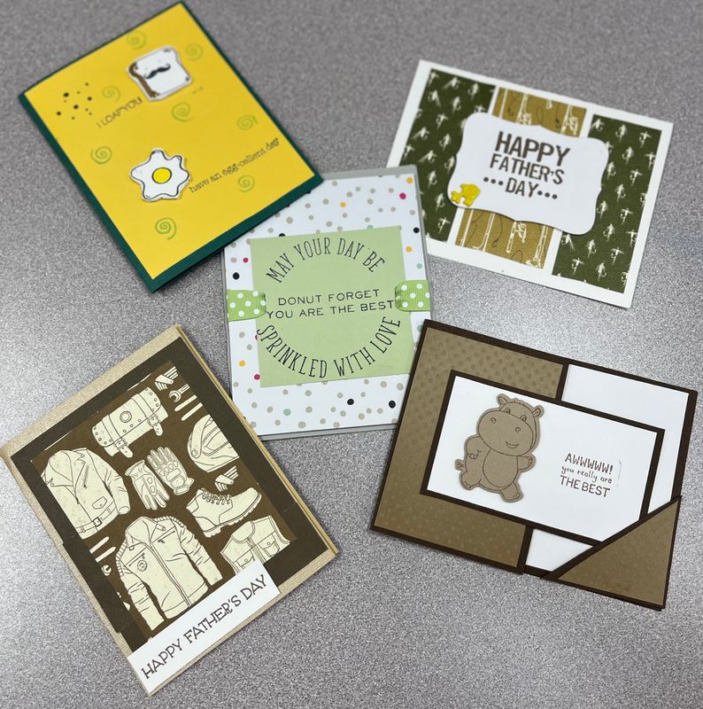 6/7/25 Card Making with Ruth Koons and Kahlee