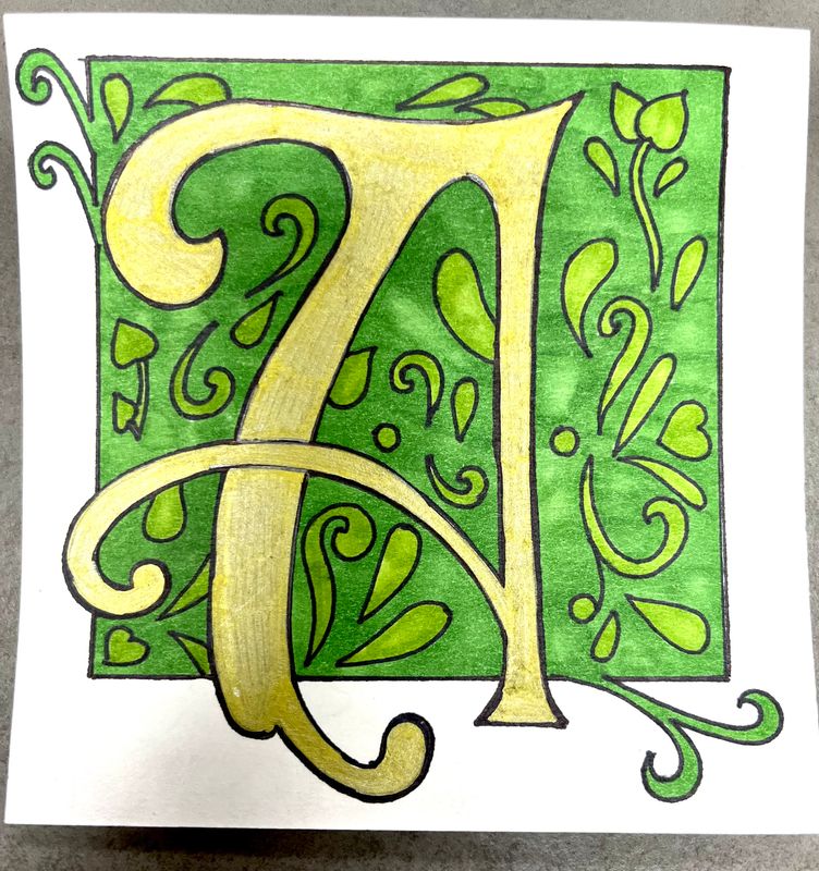 7/18/25 Illuminated Letters