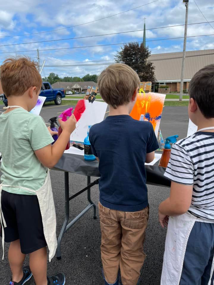 8/12/25 Squirt Gun Painting