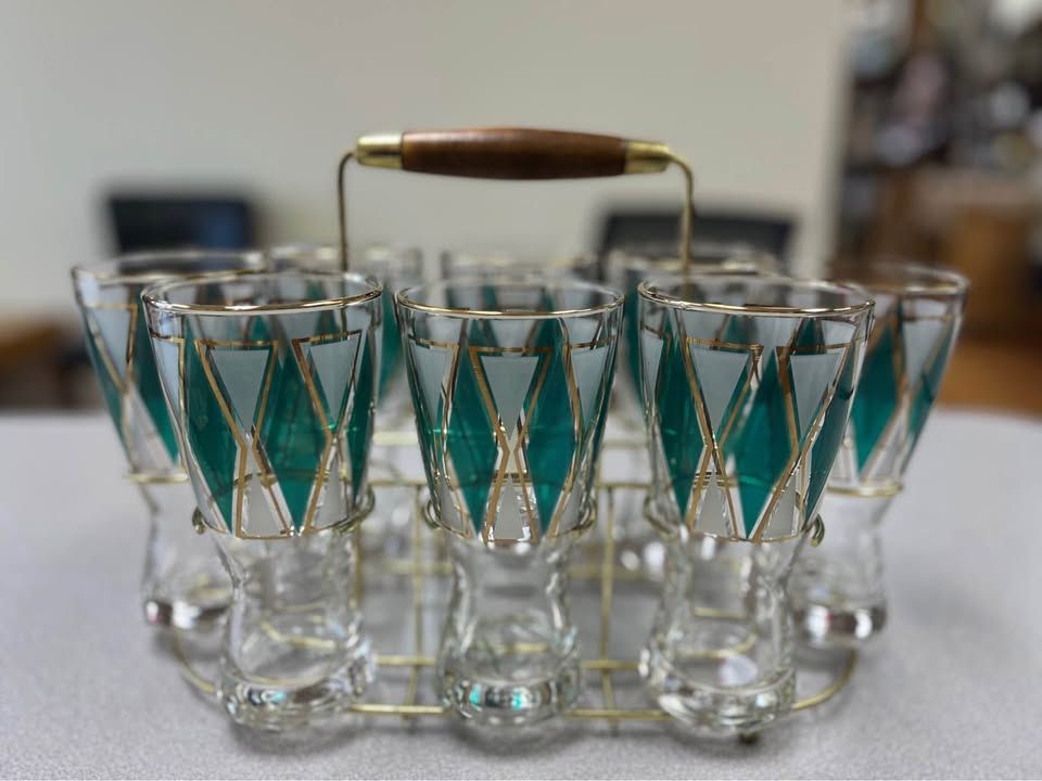 Libbey Emerald Beer with Carrier