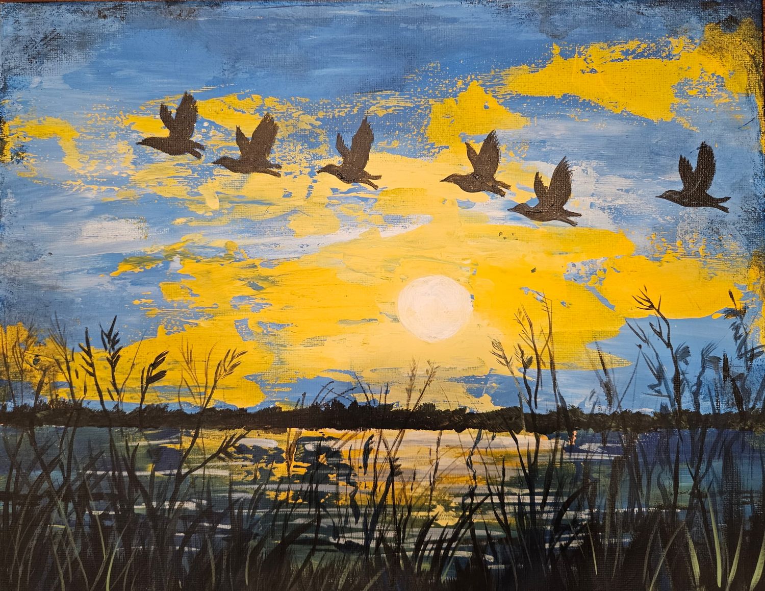 11/1/25 Carol Ducks at Sunset