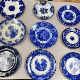 Flow Blue 8"  or 10" plate