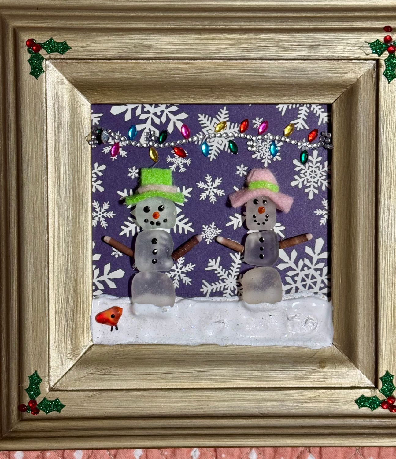 11/22/25 Sea Glass Snowman 