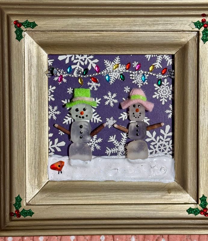 11/22/25 Sea Glass Snowman 