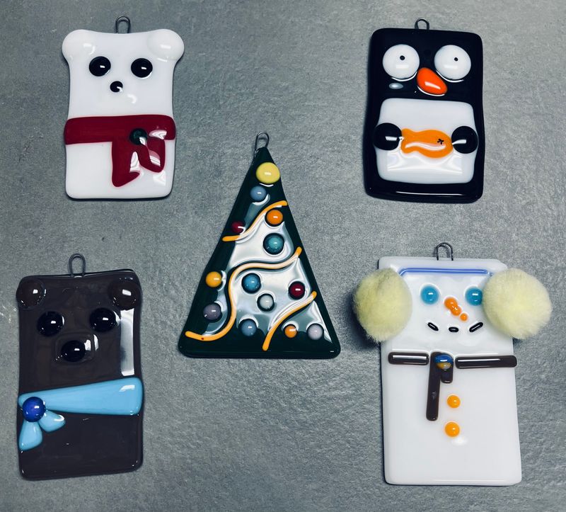 12/3/25 Fused Glass Ornament Fun!