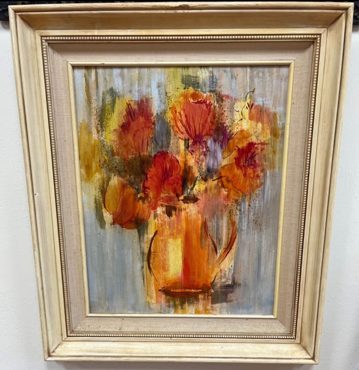 MM Orange Yellow MCM Painting