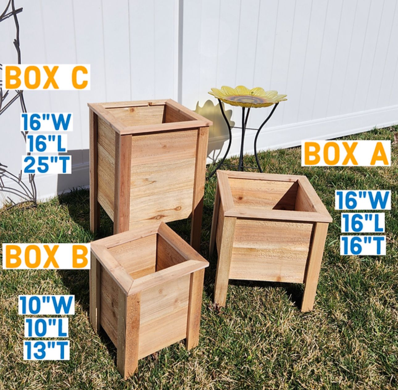 Medium Planter Box A 16x16x16
