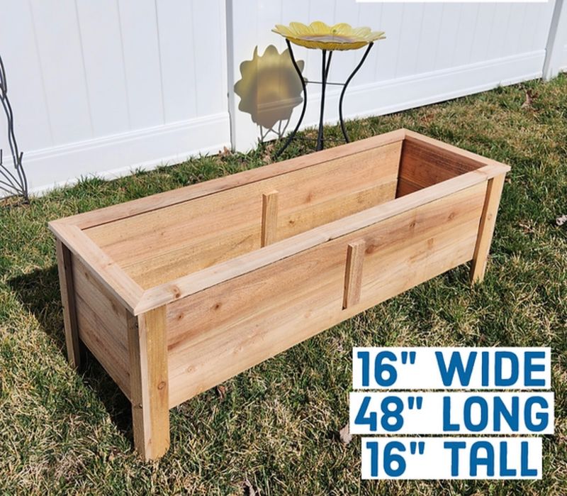 Low Planter Box D 48"x16"x16"