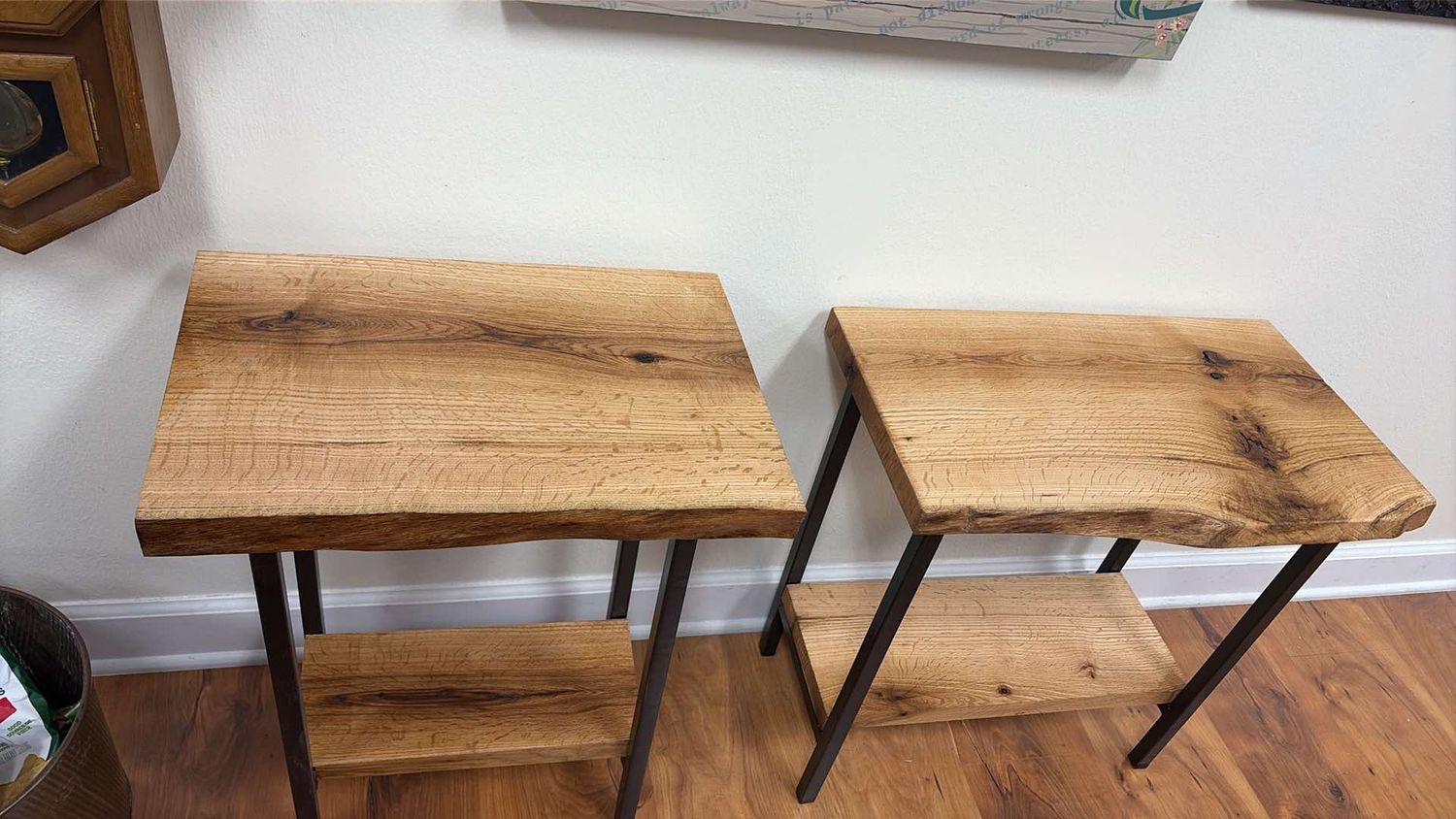 5 live edge tables deposit