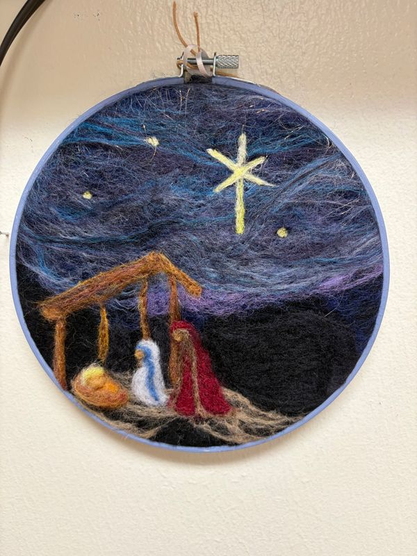 12/5/26 Needle Felted Nativity