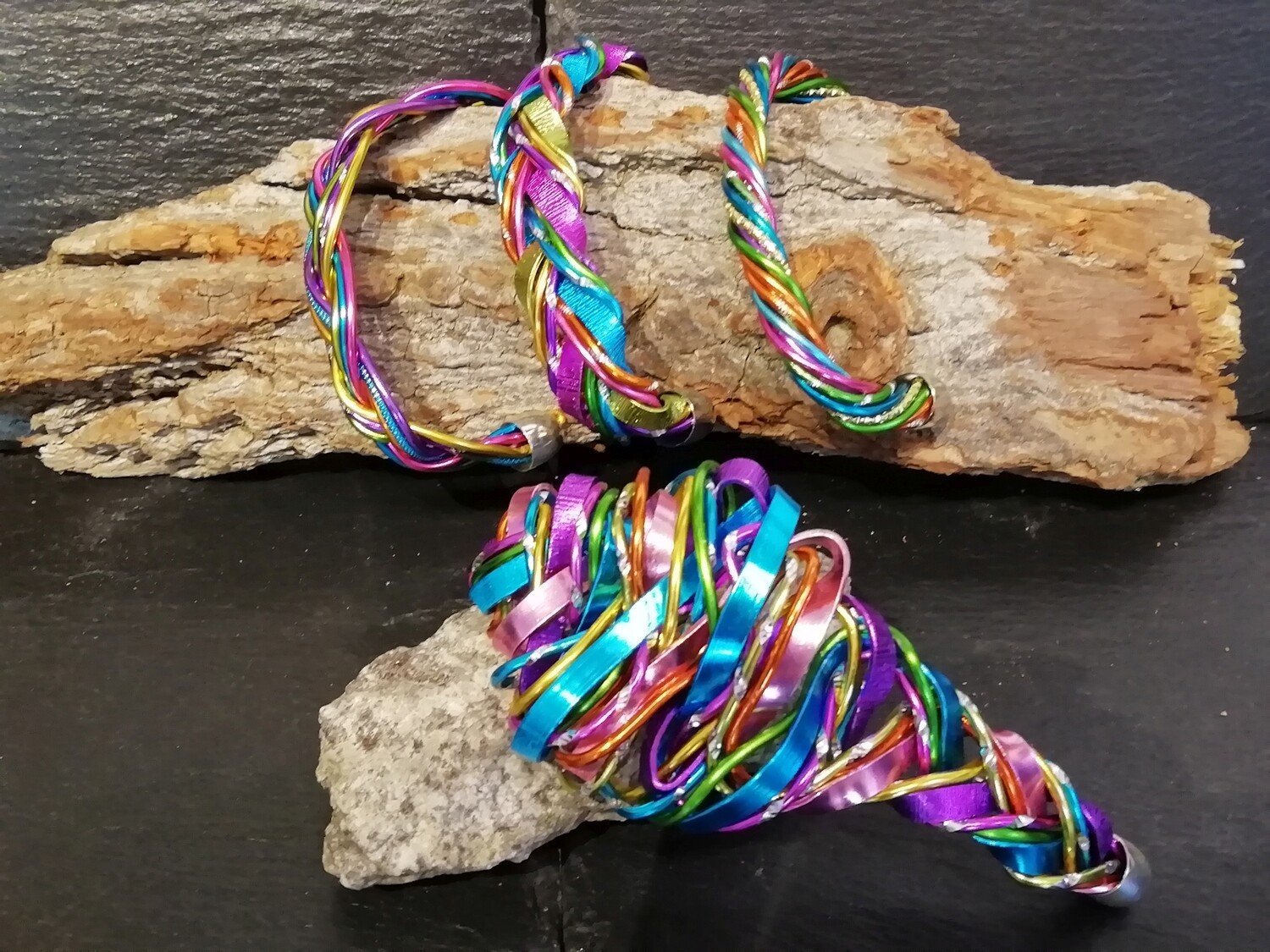Bracelet multicolor small or big No.1 - Handmade by Corinna Kirchhof