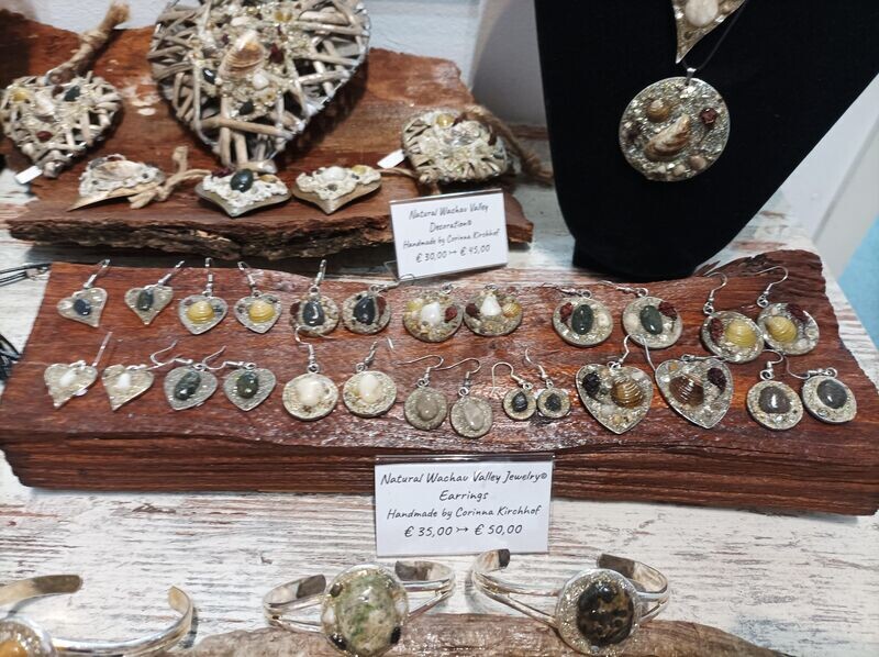 Natural Wachau Valley Jewelry© - Metal bark - Earrings