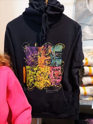 Hooded Sweatshirt navy Unisex designed by Corinna Kirchhof - Design &quot;The Vignette&quot;  S - 3 XL