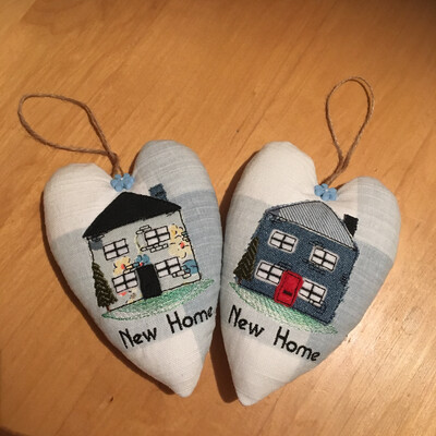New Home Applique ITH Heart