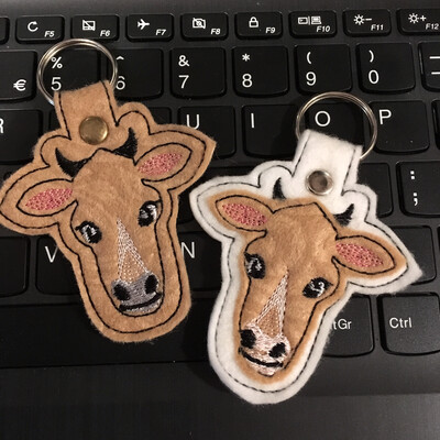 Cow Key Ring