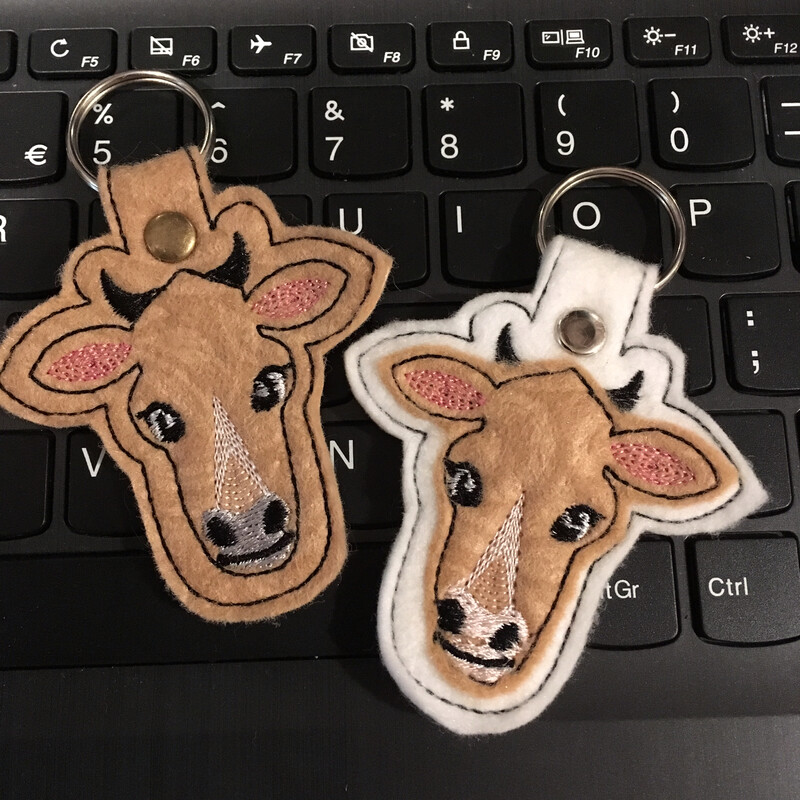 Cow Key Ring
