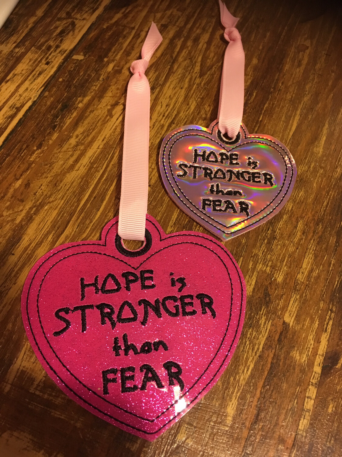 Hope Is Stronger Than Fear Heart