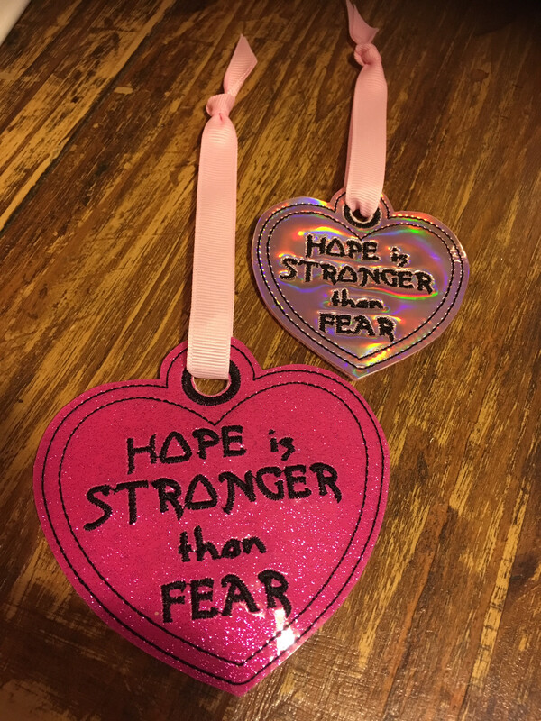 Hope Is Stronger Than Fear Heart