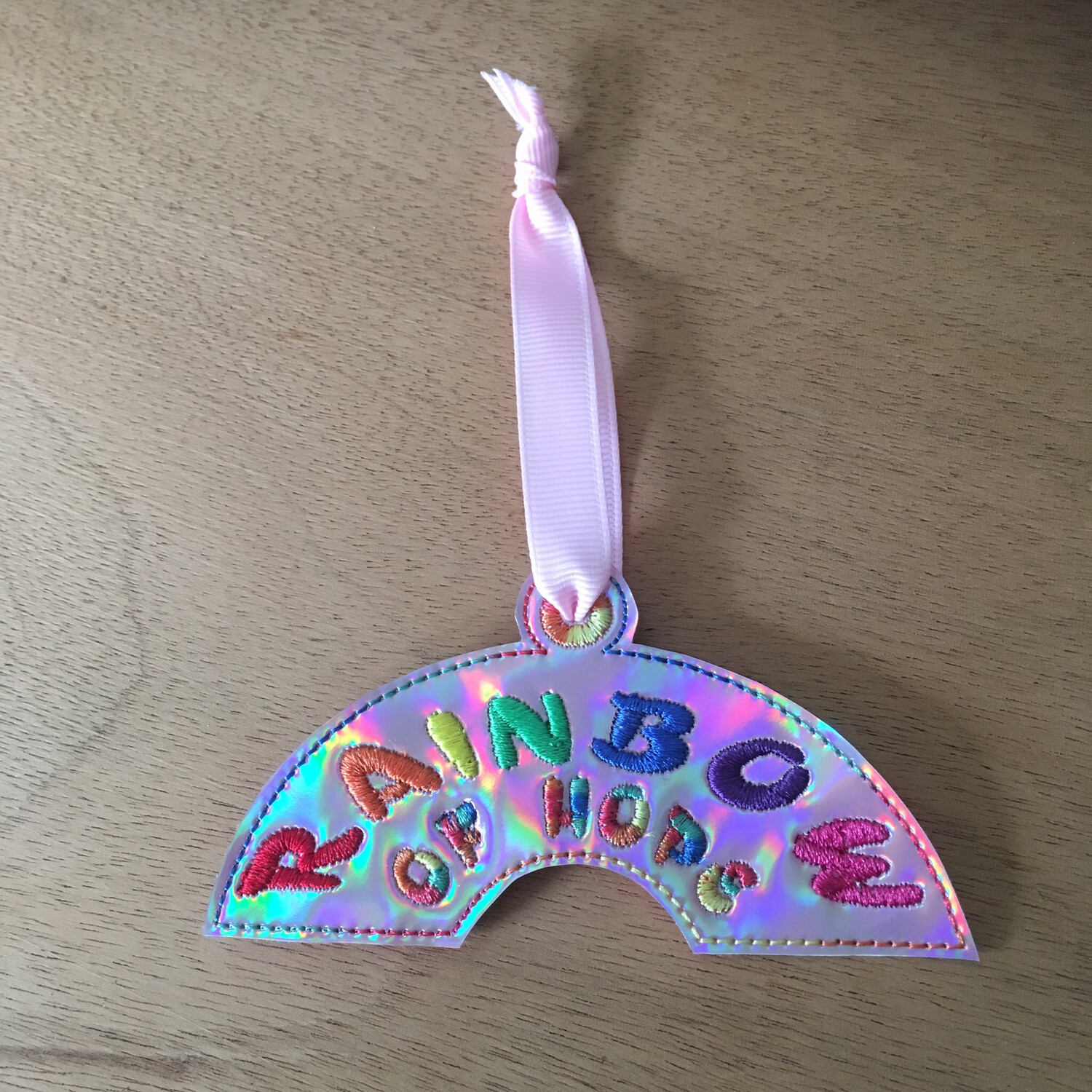 Rainbow Of Hope Keyring