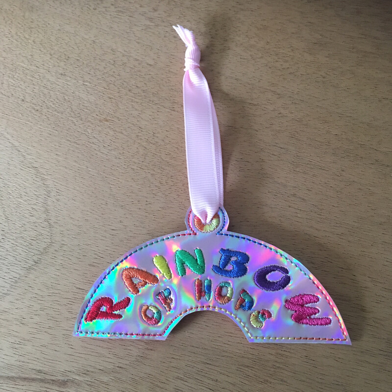 Rainbow Of Hope Keyring