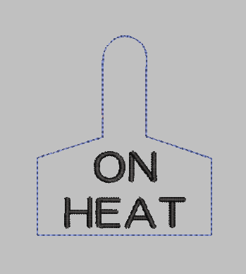  Warning Tag ON HEAT