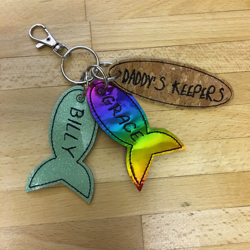 Daddys and Grandads Keepers keyrings