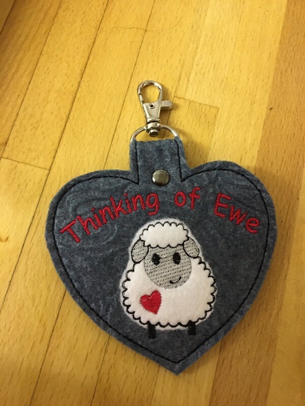 Thinking Of You Key Ring/bag Charm
