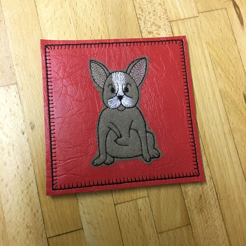 ITH Boston Terrier Coaster