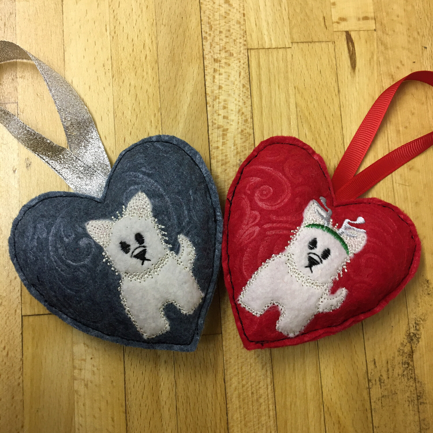 ITH Westie Heart (christmas and plain)