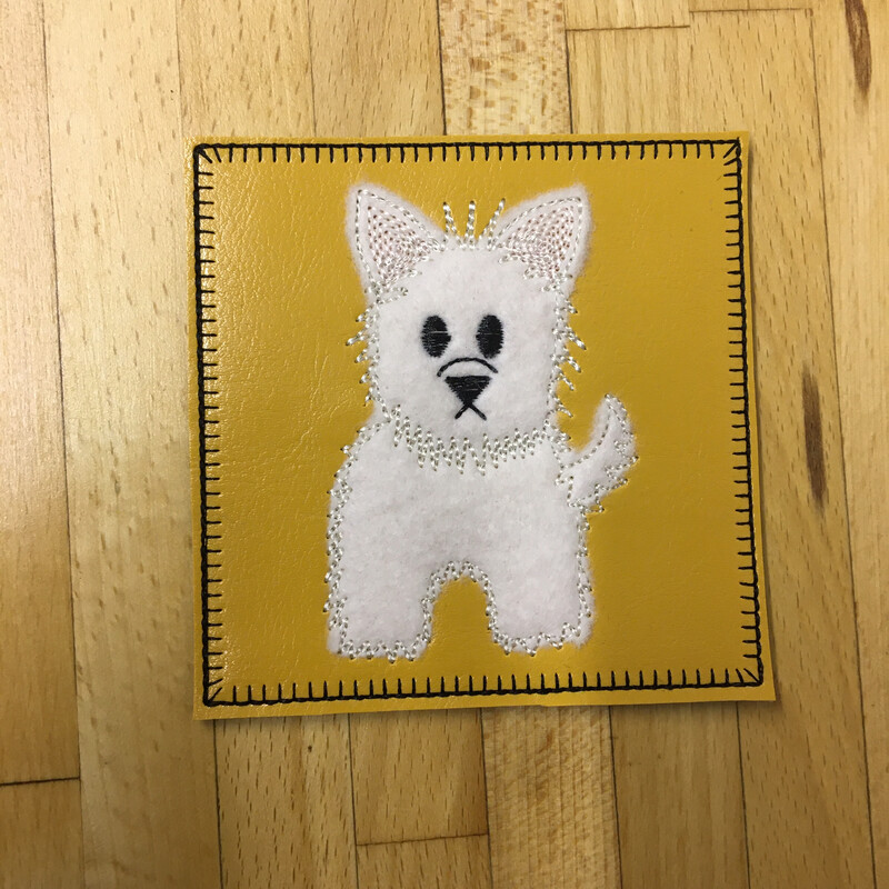 ITH Westie Coaster