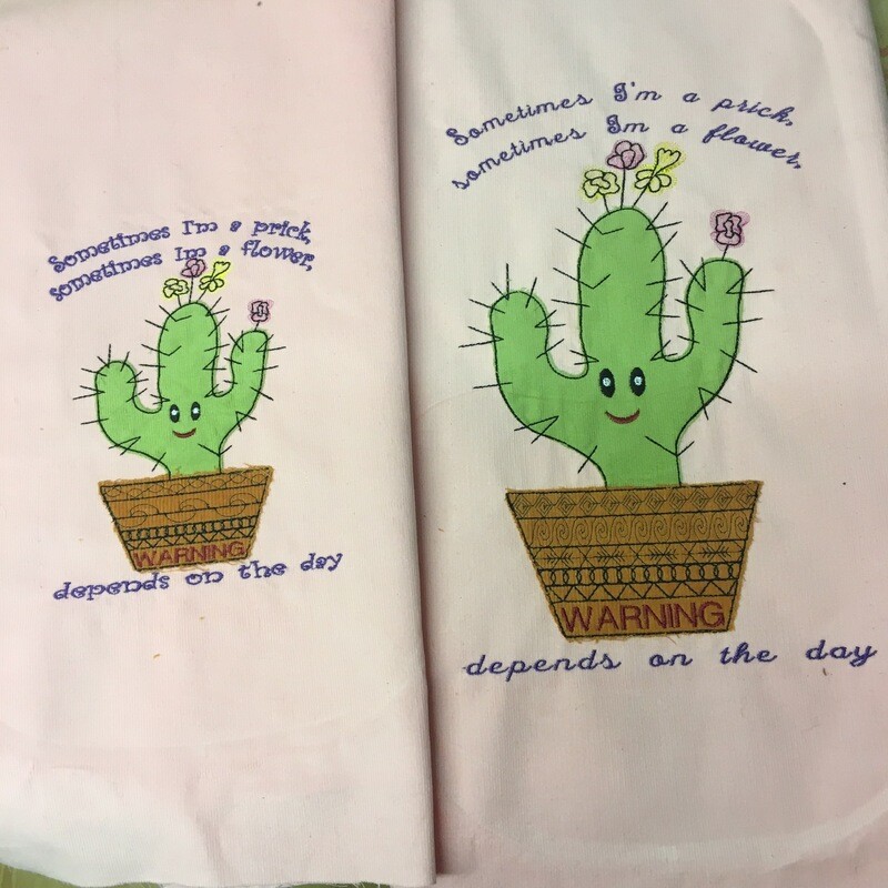 Appliqué Cactus Design
