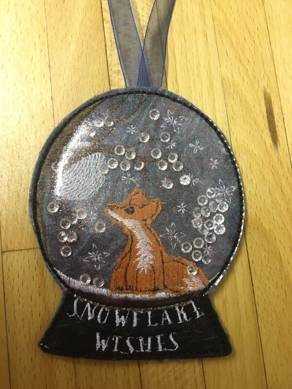 Fox Snow Globe