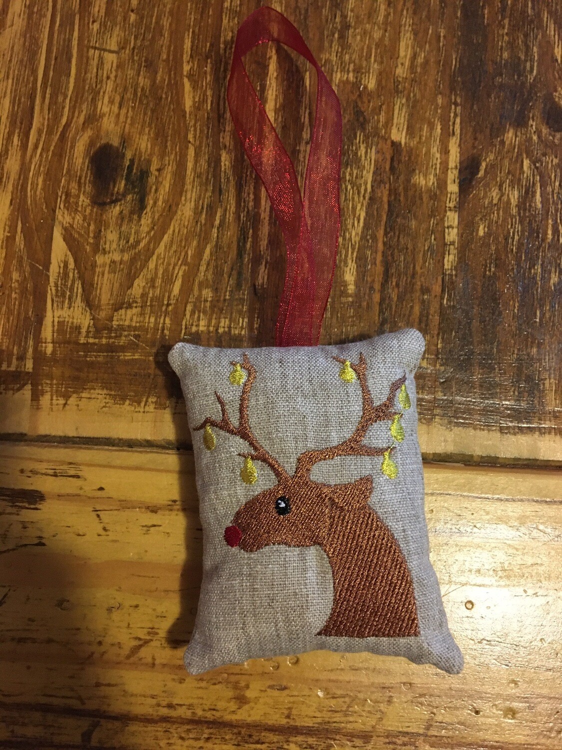 Stag Head Christmas Decoration